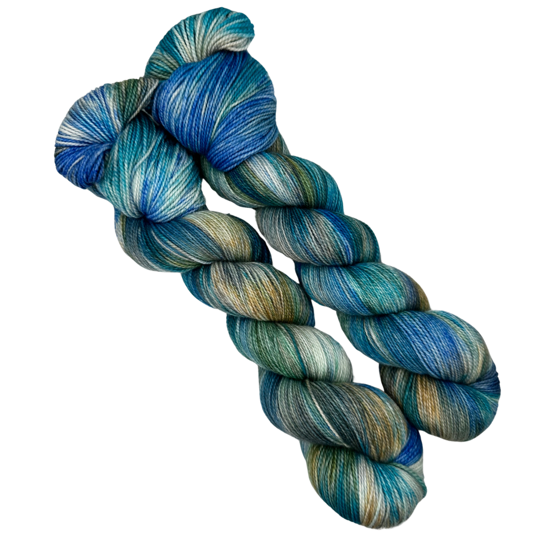 Beach Day - Full & Sidekick Mini Skein Set - Twisted 'n Groovin' Sock